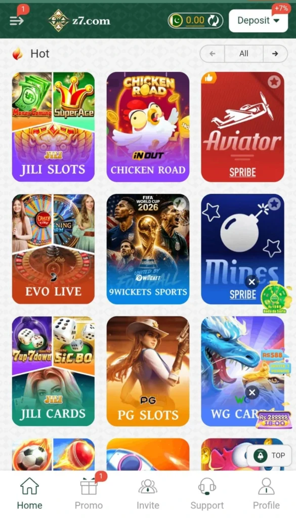 Z7CASINO GAME